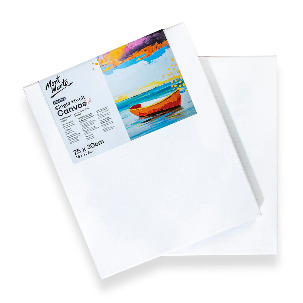 Single Thick Canvas Signature 30 x 40cm (11.8 x 15.7in) 2 Pack - Image 2