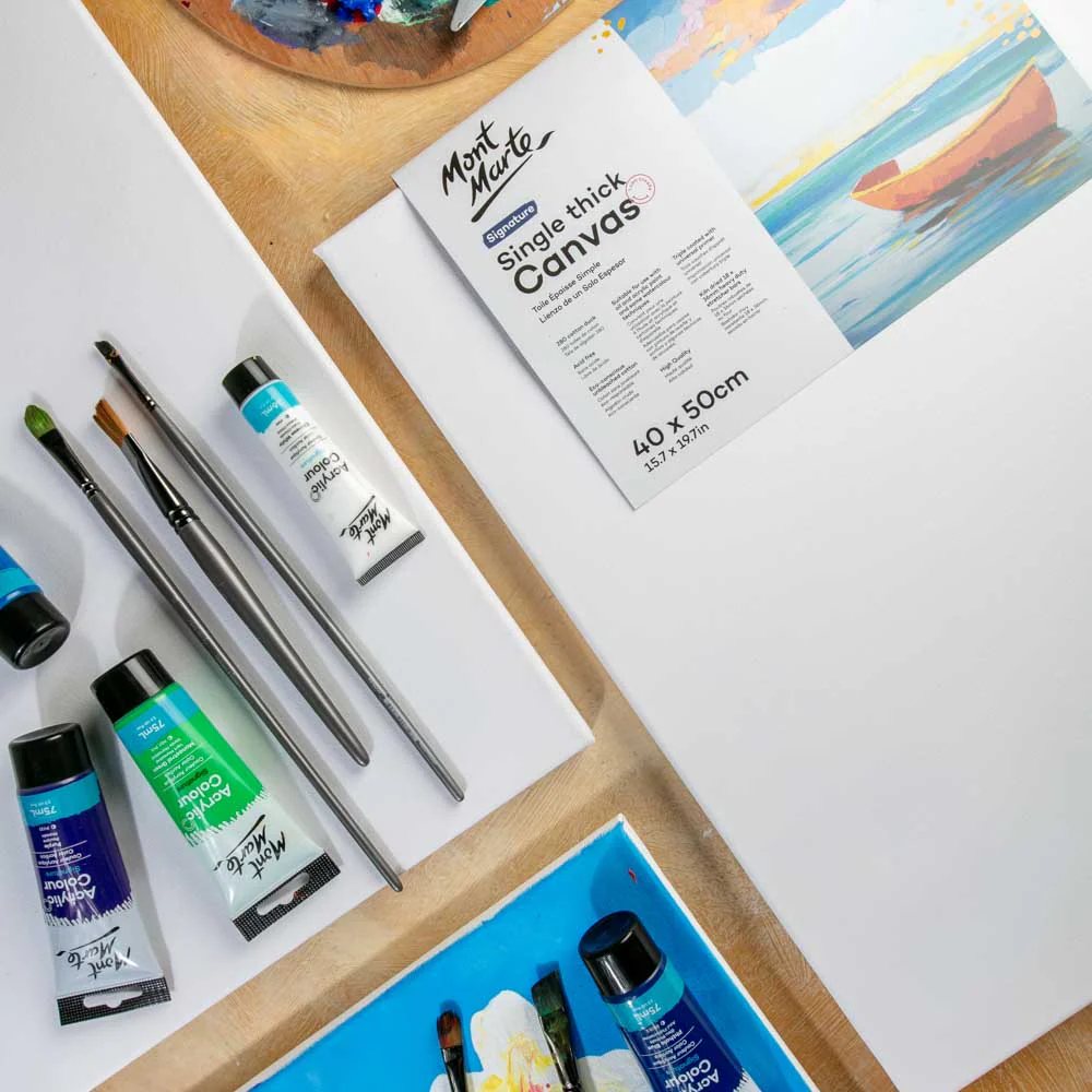 Single Thick Canvas Signature 40 x 50cm (15.7 x 19.7in) 2 Pack - Image 8