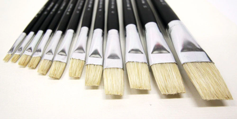 Studio Artist Brushes 12pce Flat 1-12 - Image 5