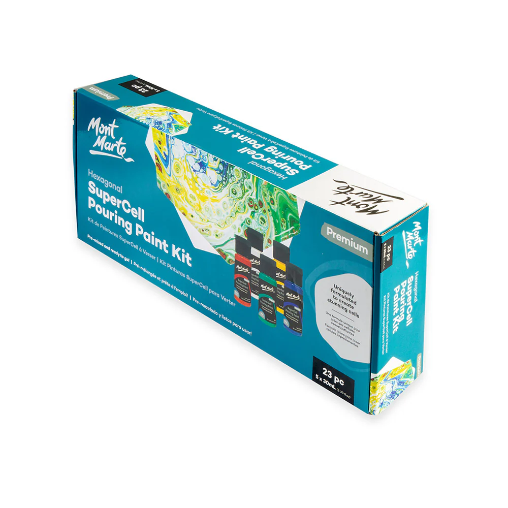 SuperCell Pouring Paint Kit Premium 23pc - Image 3