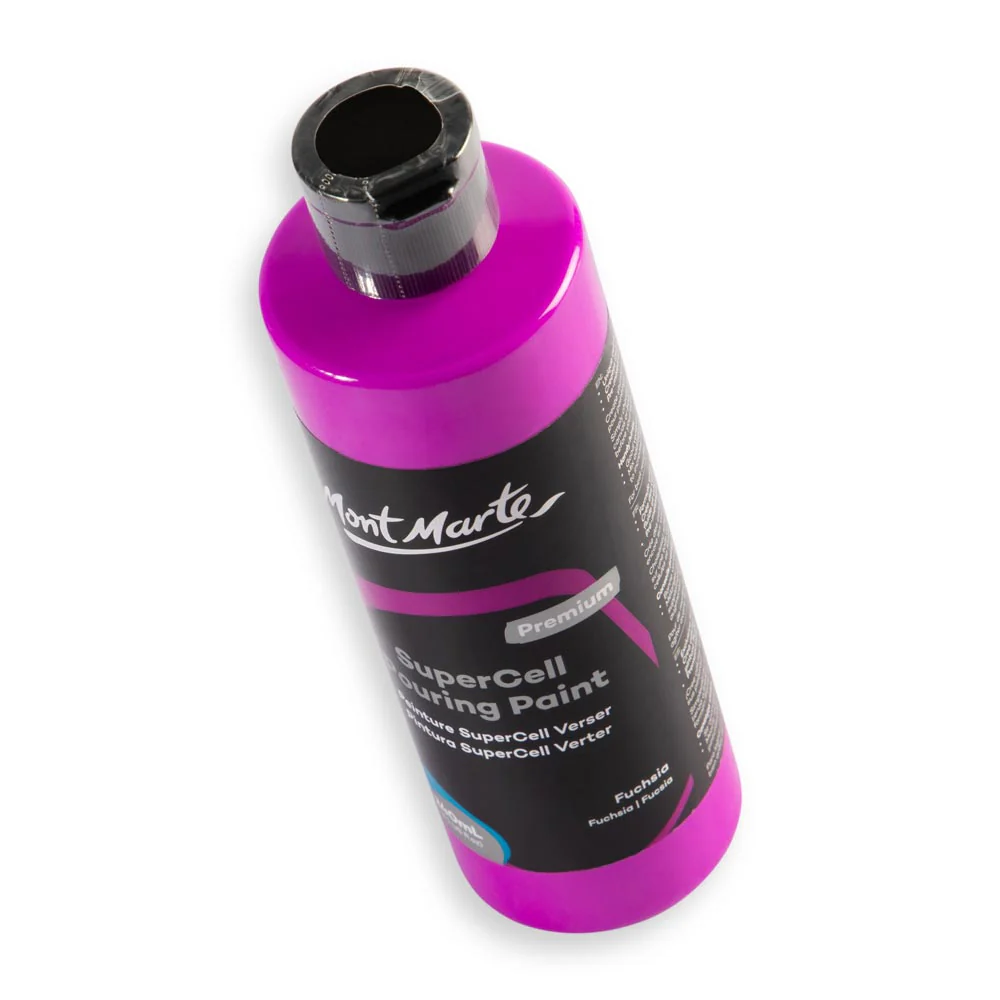SuperCell Pouring Paint Premium 240ml (8.1 US fl.oz) - Fuchsia - Image 4