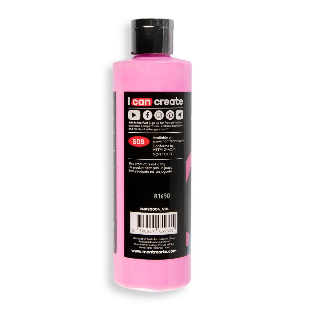 SuperCell Pouring Paint Premium 240ml (8.1 US fl.oz) - Hot Pink - Image 4