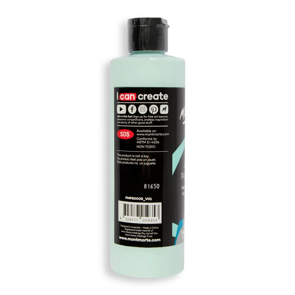 SuperCell Pouring Paint Premium 240ml (8.1 US fl.oz) - Light Aquamarine - Image 4