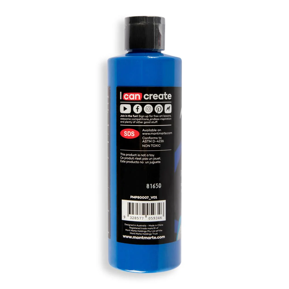 SuperCell Pouring Paint Premium 240ml (8.1 US fl.oz) - Navy Blue - Image 4