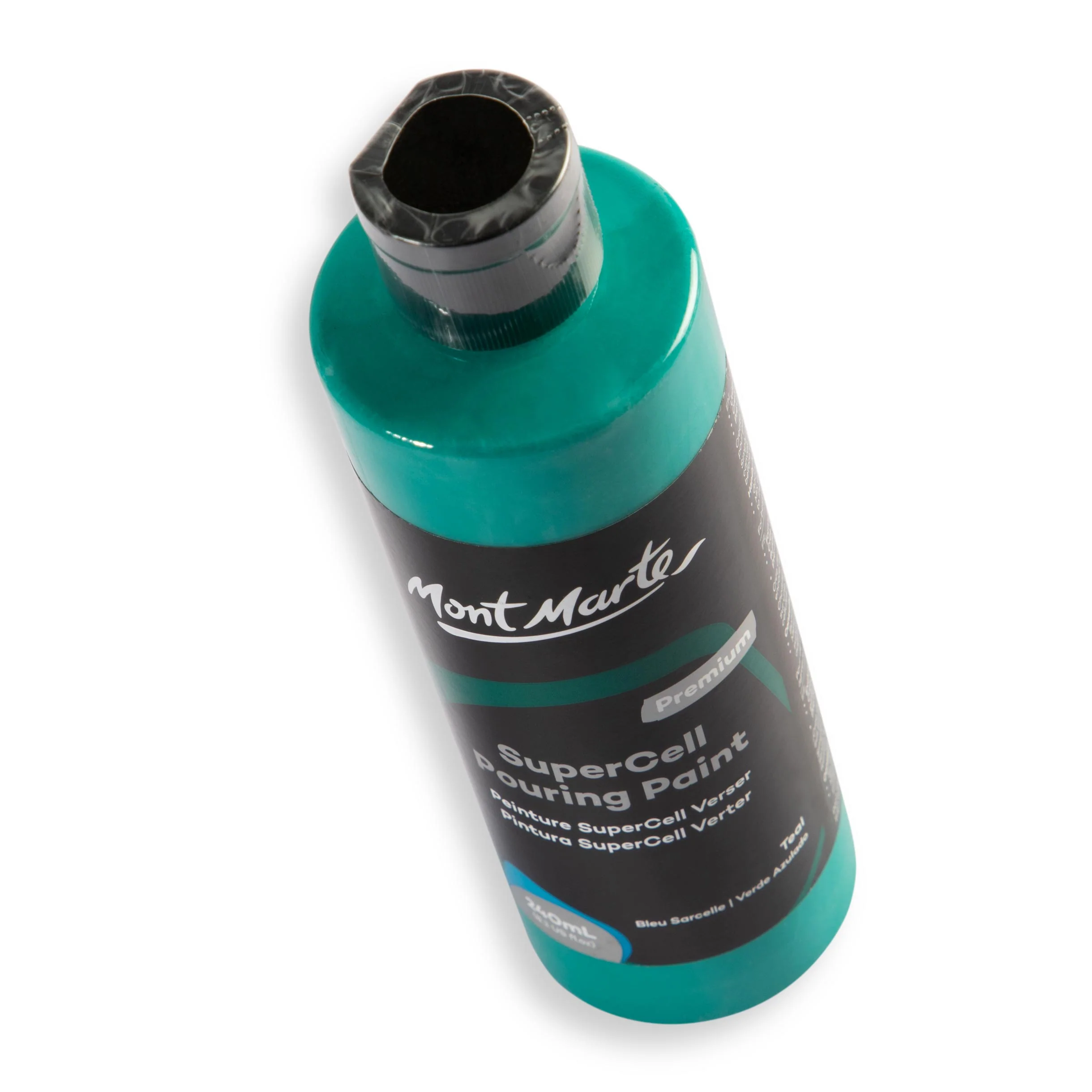 SuperCell Pouring Paint Premium 240ml (8.1 US fl.oz) - Teal - Image 3