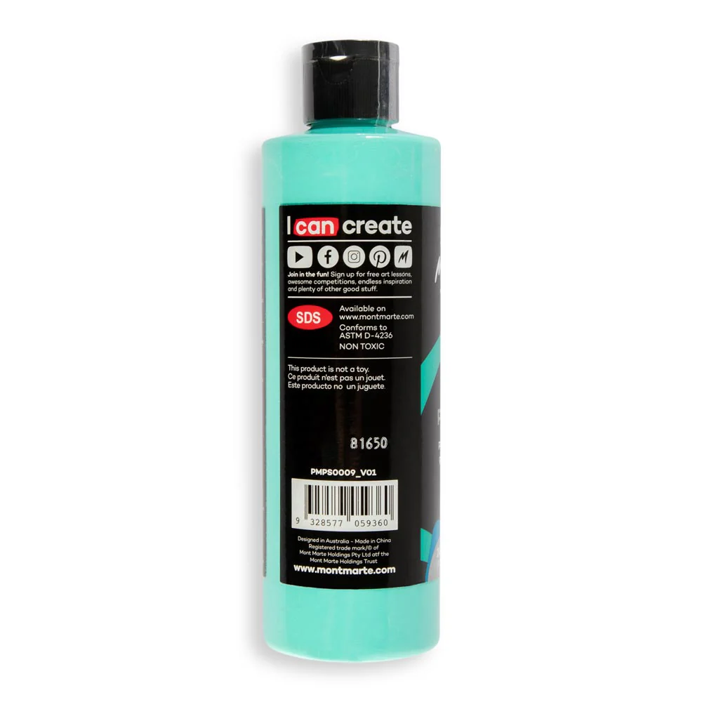 SuperCell Pouring Paint Premium 240ml (8.1 US fl.oz) - Turquoise - Image 4