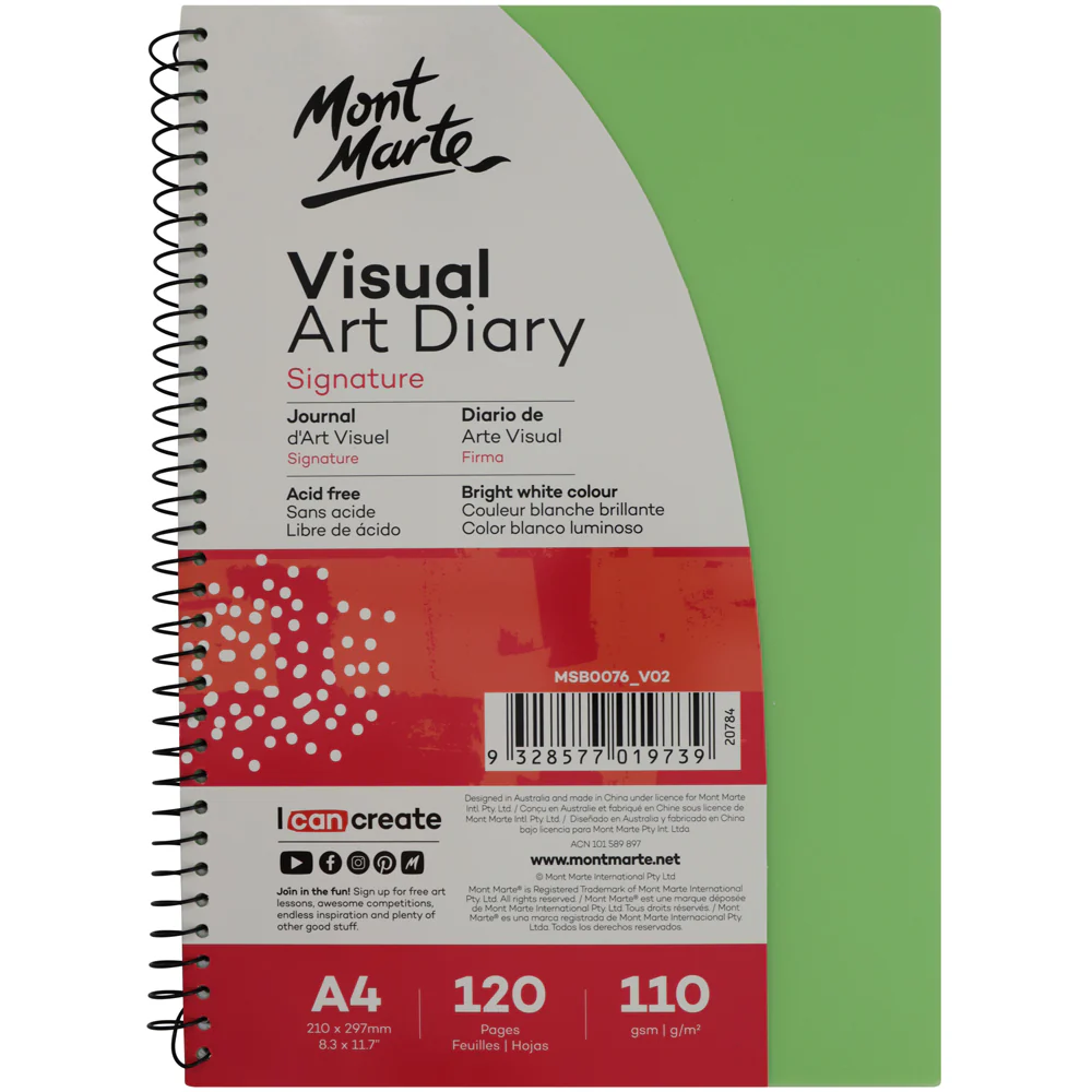 Visual Art Diary Signature A4 120 Pages 110gsm - Image 3
