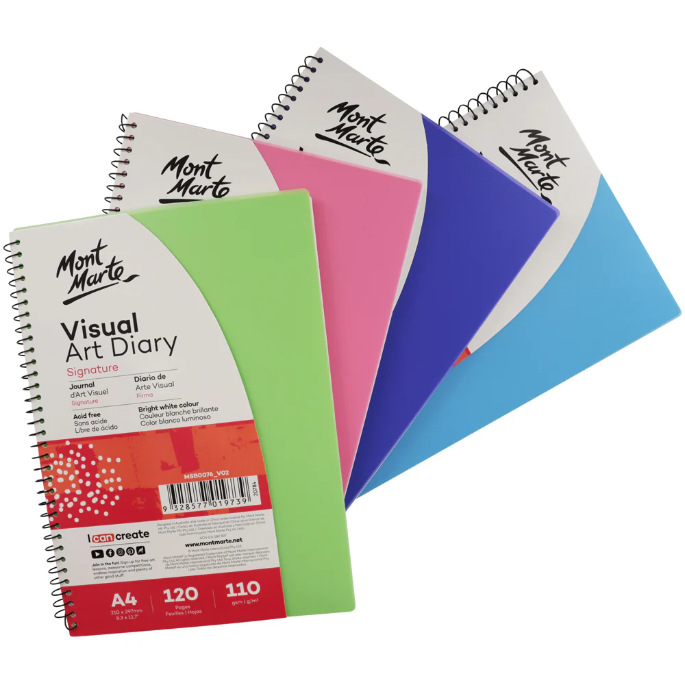 Visual Art Diary Signature A4 120 Pages 110gsm - Image 9