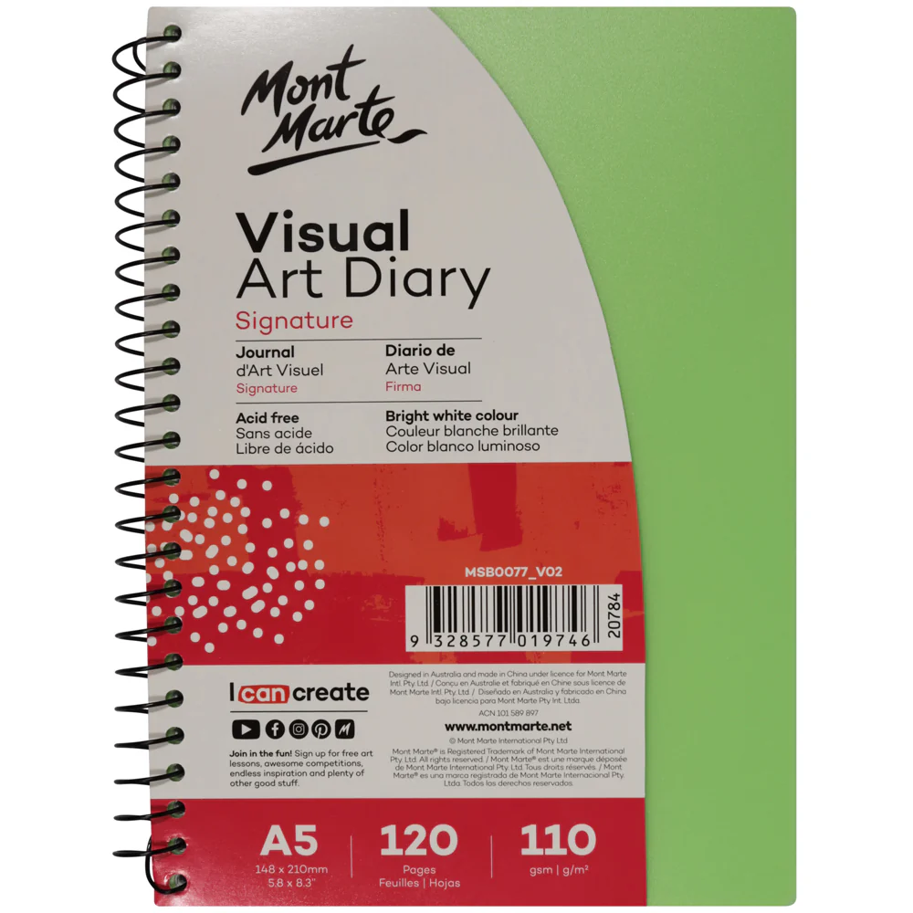 Visual Art Diary Signature A5 120 Pages 110gsm - Image 3