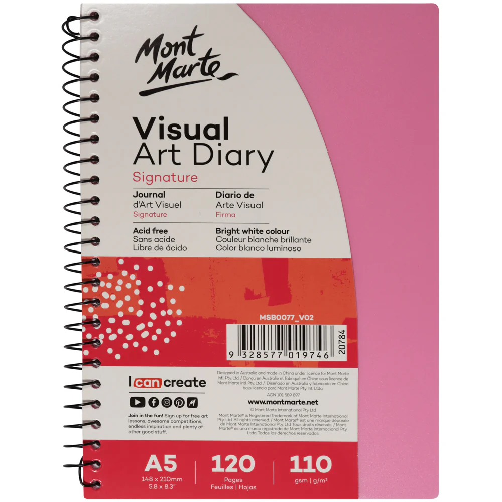 Visual Art Diary Signature A5 120 Pages 110gsm - Image 5