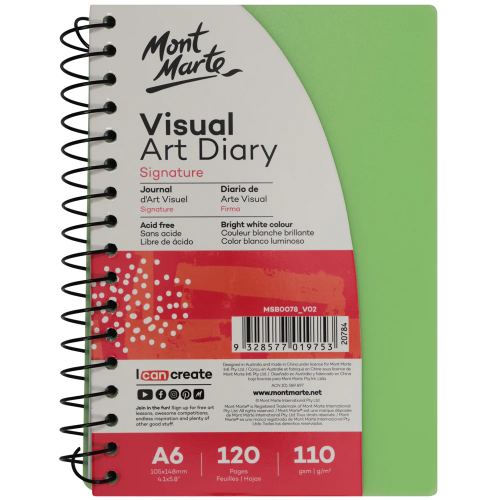 Visual Art Diary Signature A6 120 Pages 110gsm - Image 3