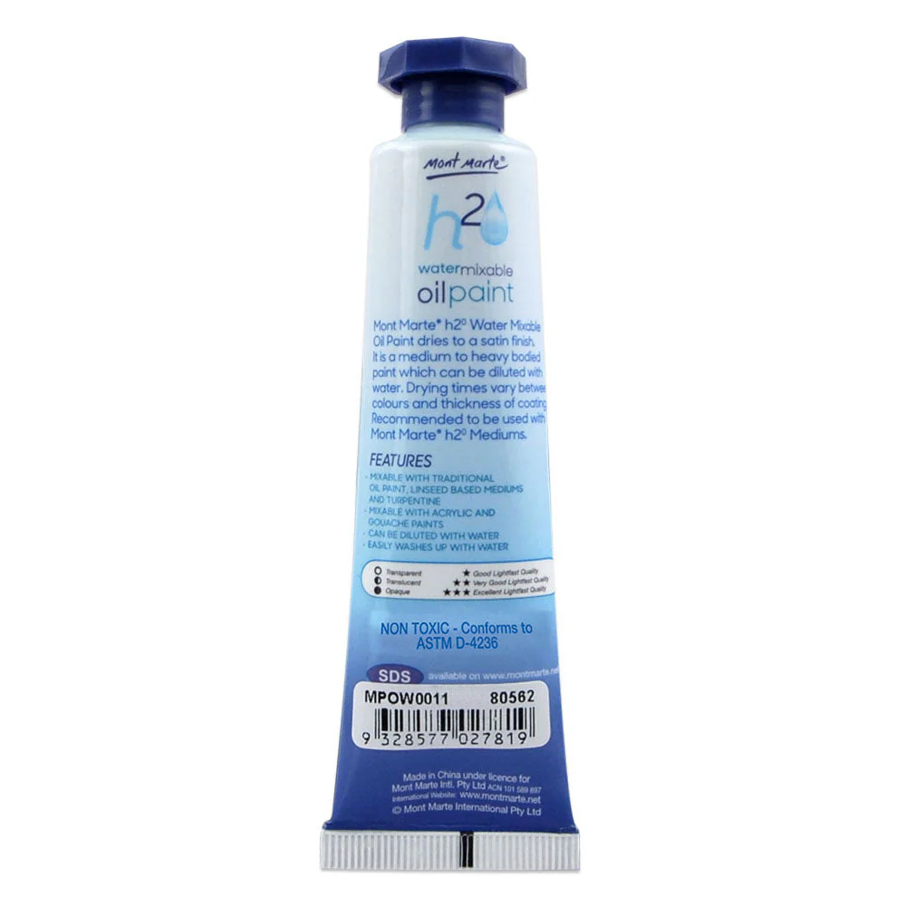 Water Mixable Oil Paint 37ml (1.25oz) - Cadmium Red - Image 2