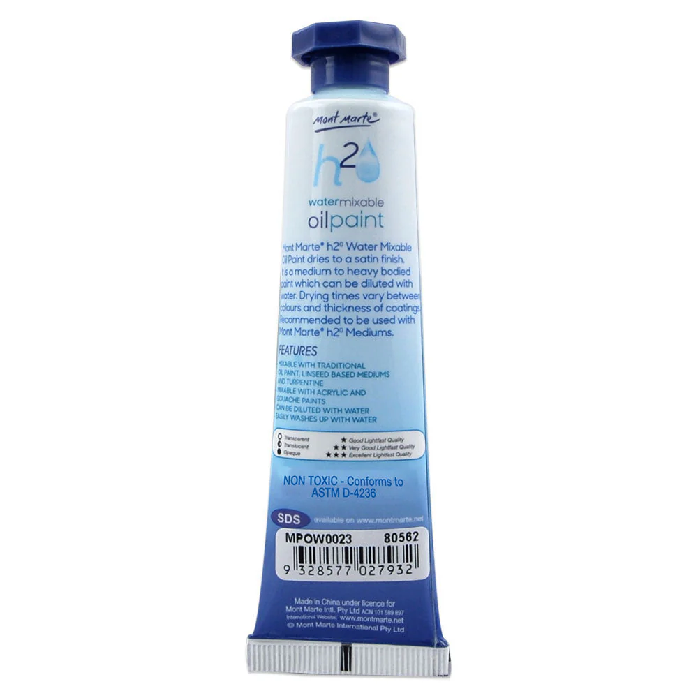 Water Mixable Oil Paint 37ml (1.25oz) - Cobalt Blue