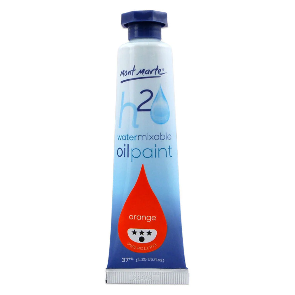 Water Mixable Oil Paint 37ml (1.25oz) - Orange