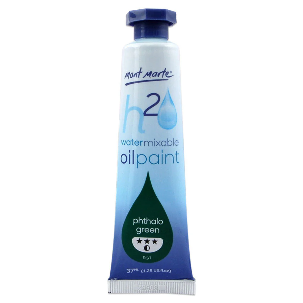 Water Mixable Oil Paint 37ml (1.25oz) - Phthalo Green