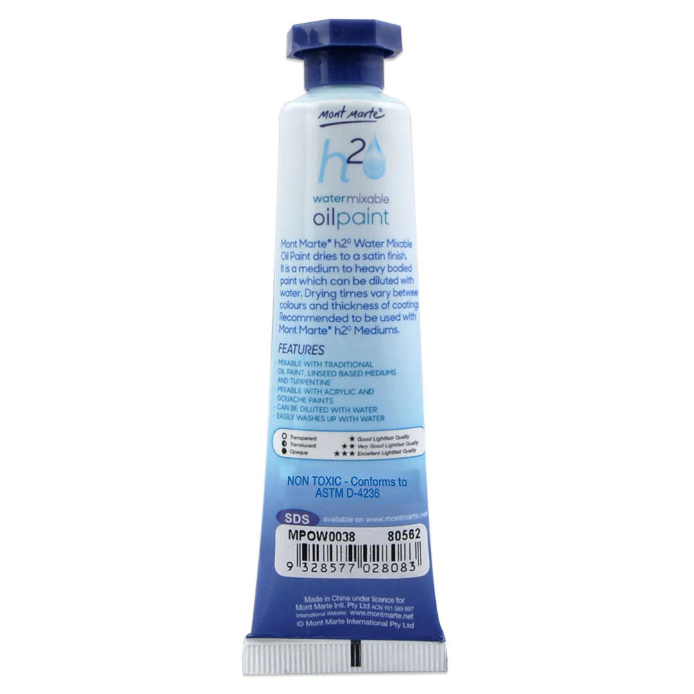 Water Mixable Oil Paint 37ml (1.25oz) - Van Dyke Brown - Image 2