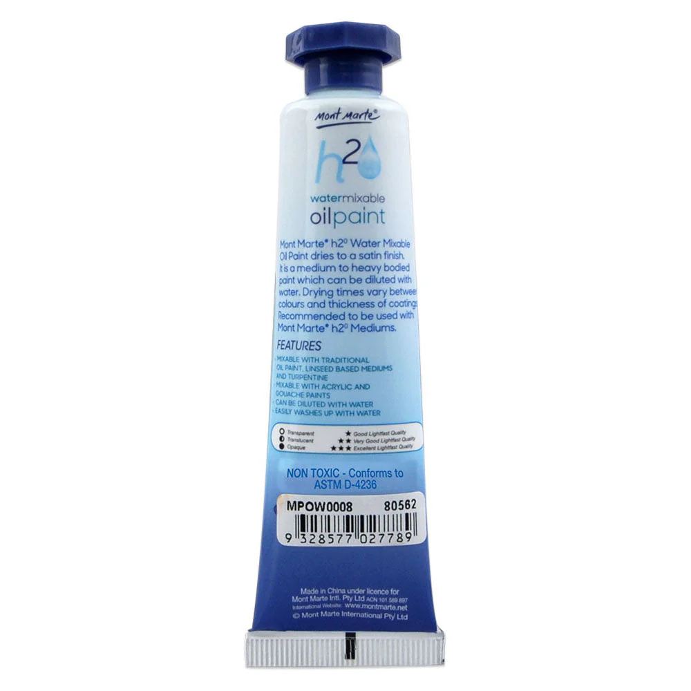Water Mixable Oil Paint 37ml (1.25oz) - Yellow Deep - Image 2