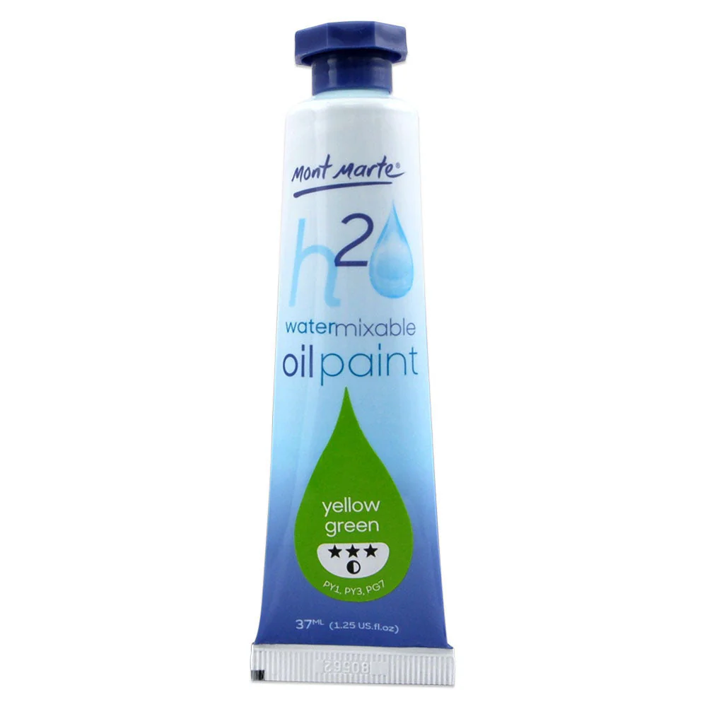 Water Mixable Oil Paint 37ml (1.25oz) - Yellow Green