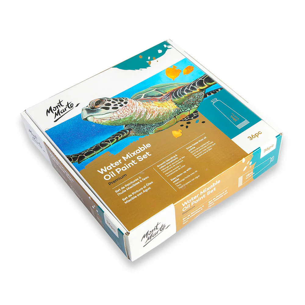 Water Mixable Oil Paint Set Premium 36pc x 18ml (0.6oz) - Image 3
