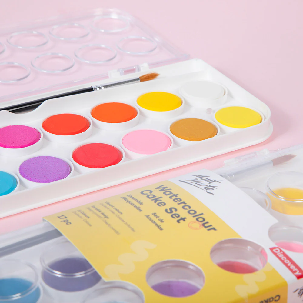 Watercolour Cake Set Discovery 17pc - Image 7