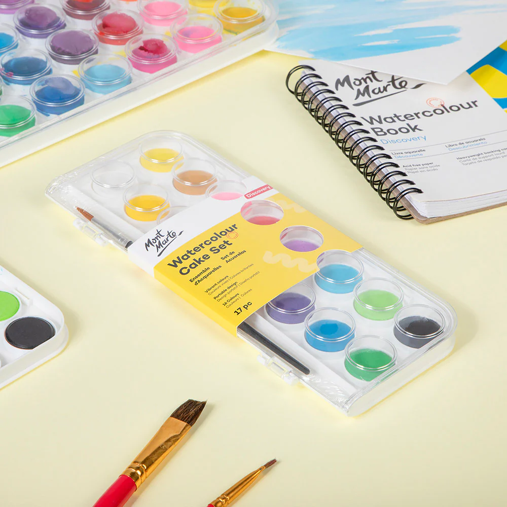 Watercolour Cake Set Discovery 17pc - Image 8