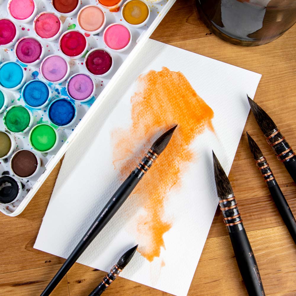 Watercolour Mop Brush Artiste 6 - Image 6