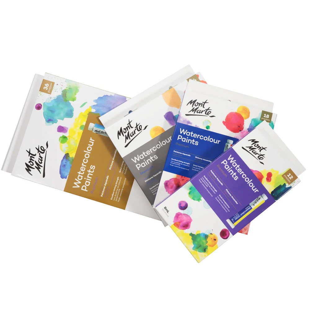 Watercolour Paints Premium 36pc x 8ml (0.3 US fl.oz) - Image 4