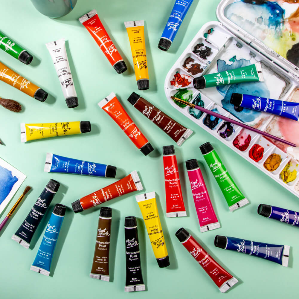 Watercolour Paints Signature 24pc x 12ml (0.4 US fl.oz) - Image 8
